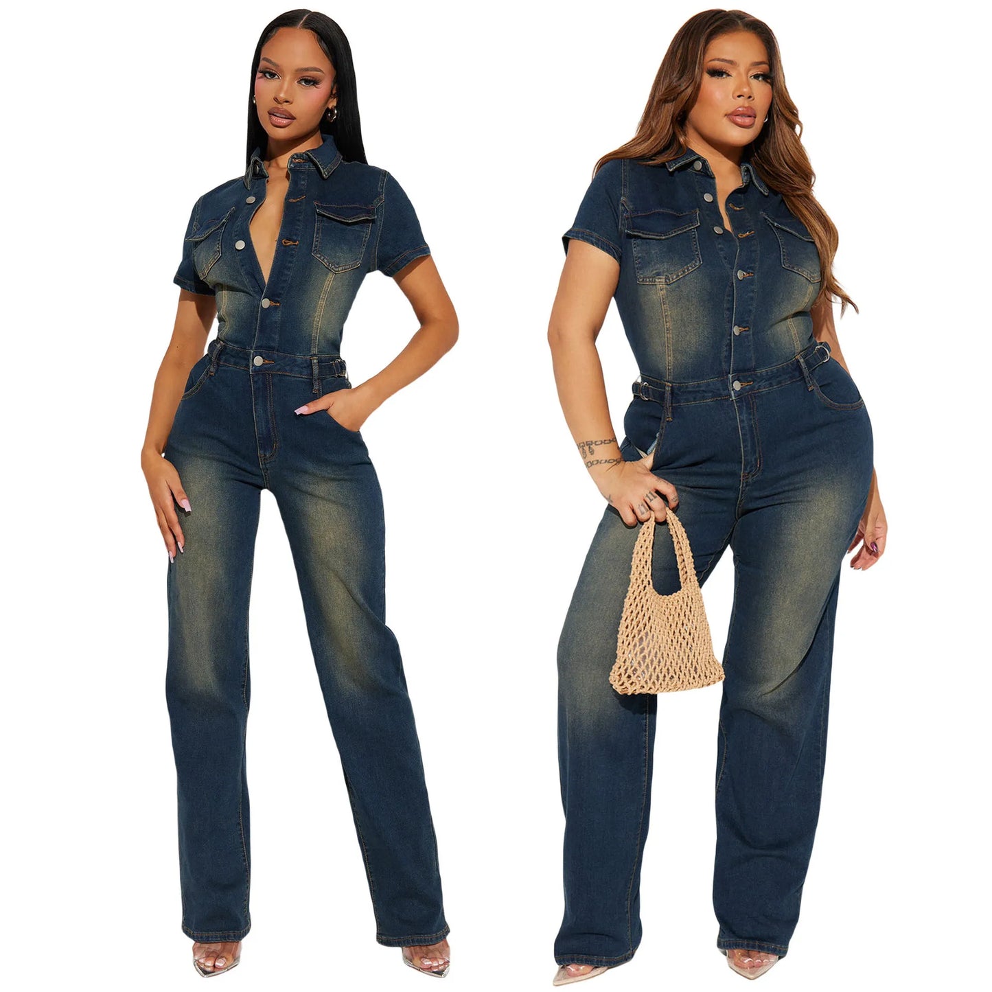 Demin Women's overalls and jumpsuit