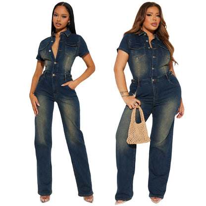 Demin Women's overalls and jumpsuit