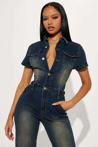 Demin Women's overalls and jumpsuit